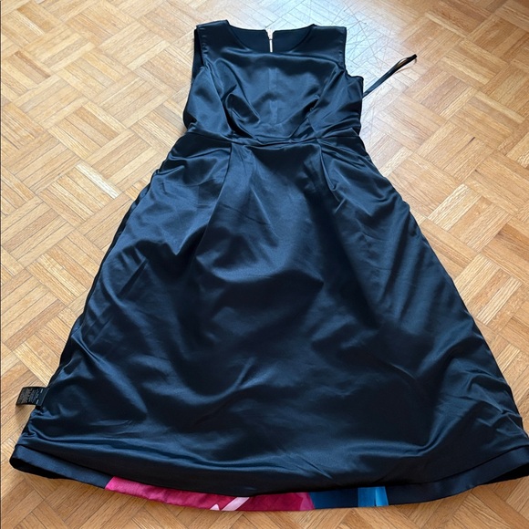 Ted Baker Elegant Black and Pink Floral Dress NWOT - Picture 8 of 12